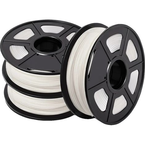 3D-Drucker-Filament, PLA-Material, 1,75 mm Durchmesser, 3 Rollen pro Packung, PLA-WT-3KG (1/2)