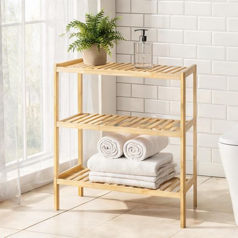 Bibliothèque madera Natural en bambú 62 x 33 x 80 cm (1/5)