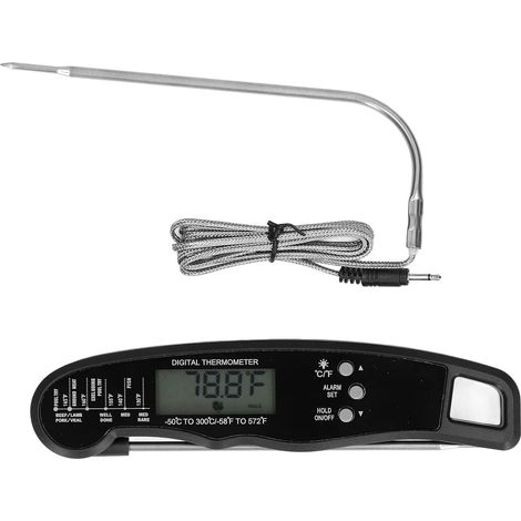 Thermomètre à Barbecue Tête de Sonde Double avec Affichage LCD (1/5)