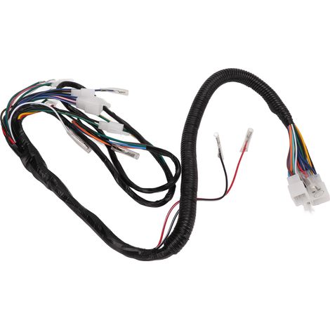 Faisceau de câblage électrique complet pour moto, résistant aux hautes températures, compatible avec WAVE 125 (tous modèles). (1/5)