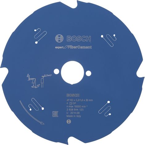 Bosch Kreissägeblatt Expert for Fibre Cement für Handkreissägen 190 x 30 x 2,2 mm 4 - 2608644125 (1/4)