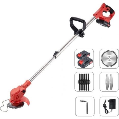 Tagliabordi a batteria - 25 cm - BLACK+DECKER - con 1 batteria 18V 2.0Ah - caricabatterie - ST182320-QW