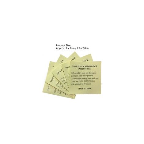 Lot de 10 patchs de réparation résistants pour bouée gonflable, maillot de bain ou maillot de bain.