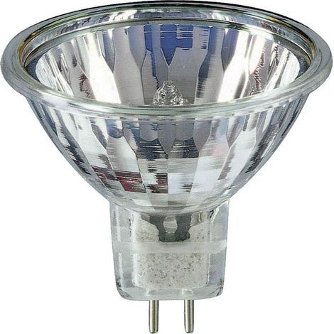 Ampoule spot à LED, culot GU5.3, puissance 35 W, éclairage à lumière blanc chaud, conception en verre. (1/3)