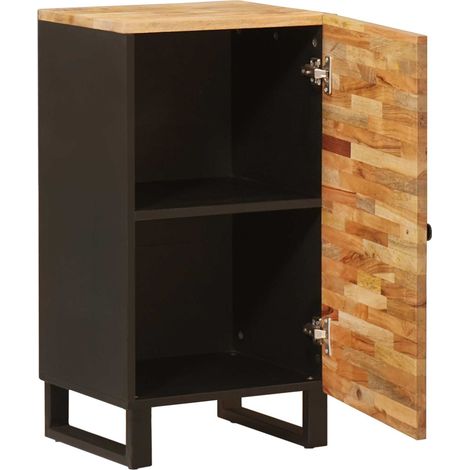 Meuble d'appoint Marron 40 x 33 x 75 cm Bois de mangue massif (1/5)