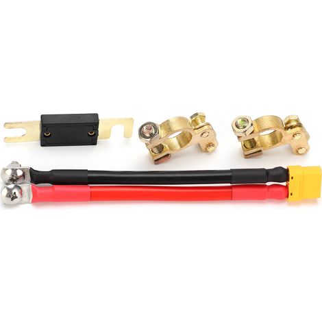 Kit de connexion de batterie de voiture XT90, rallonge, soudeuse par points, accessoires d'installation de batterie