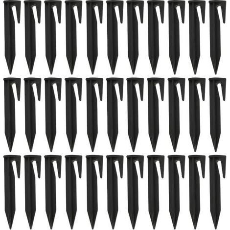 150 Pcs Piquets de Fixation pour Câbles Périphériques,Piquets de Terre pour Robot Tondeuse Accessoires pour Tondeuses Gazon,Piquet (1/5)