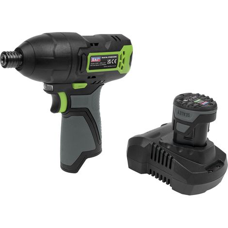 Sealey CP108VCID SV10.8 Series 1/4"Hex Drive Cordless Impact Driver Kit 10.8V 2Ah (1/4)