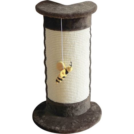 KERBL Arbre a chat angulaire 58cm - Brun (1/3)