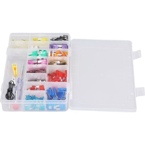 Kit de 321 fusibles automobiles à lames avec extracteur et stylo électrique pour camions et navires (1/5)