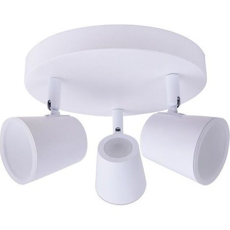Plafonnier LED 3 spots 15W 4000k blanc glacier CRISTALRECORD 25-613-01-000