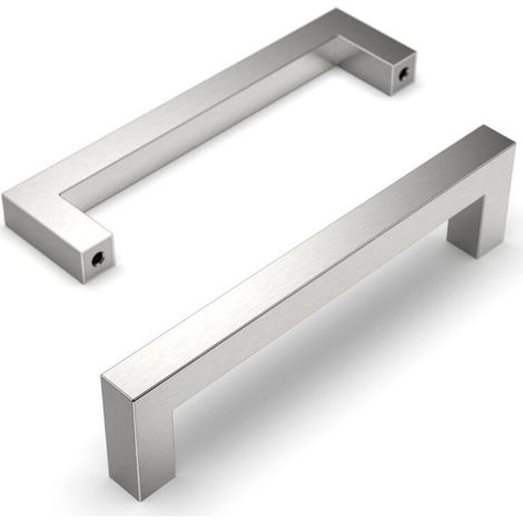 Set of 10 kitchen cabinet handles, 128mm center distance, stainless steel kitchen cabinet handles, furniture handles, kitchen door handle, kitchen cabinet handle (1/5)