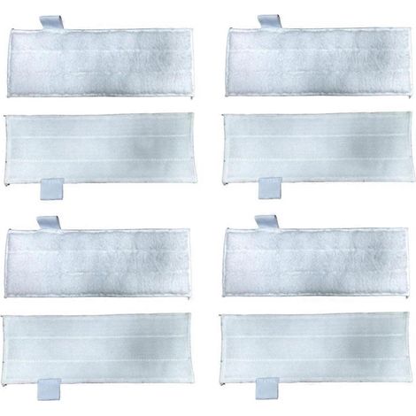 Recharges de lingettes en microfibre pour nettoyeur vapeur Dupray, accessoires de rechange, lingettes de nettoyage vapeur, lot de 8 (1/5)