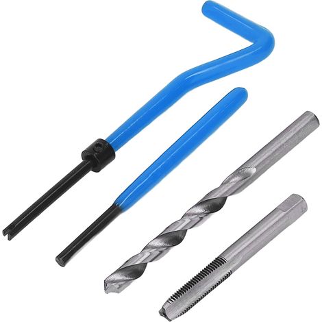 Kit de réparation de filetage 30 pièces M7x1 en acier, inserts de taraudage haute performance, outil universel pour l'automobile, bleu (1/5)