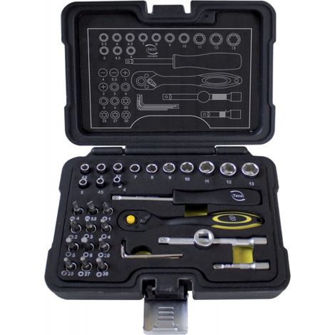 Coffret de douilles 1/4" 36teilig TECO