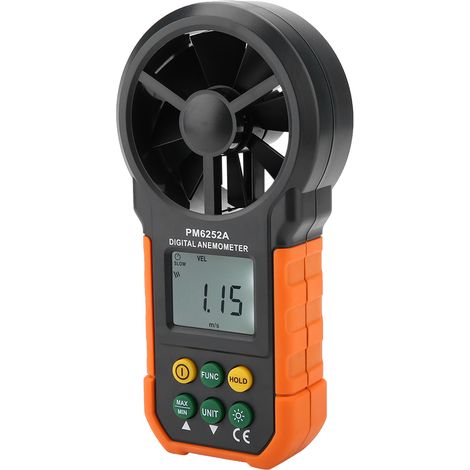 PEAKMETER PM6252A digitales Anemometer, misst Windgeschwindigkeit und Luftstrom, tragbares Messgerät (1/5)