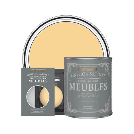 Peinture pour Meubles Finition Satinée - Moutarde (1/2)