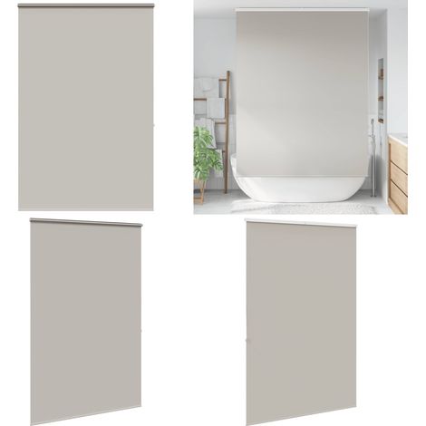 vidaXL Store enrouleur de douche avec cassette largeur du tissu 146 cm (1/5)