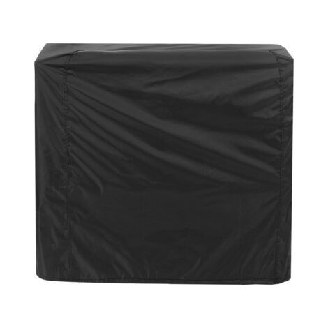 LaBlanc - Schwarze Grillabdeckung, wasserdichte/feuchtigkeitsbeständige Grillabdeckung, UV-Schutz, staub- und wasserabweisend, windabweisend, für Grills im Freien, Garten, Terrasse (145 x 61 x 117 cm)