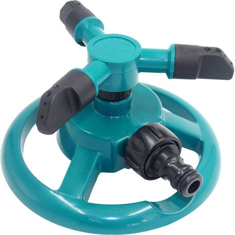 Sprinkler, Gartensprinkler, 360 Grad drehbar, Portin-Sprinkler, Bewässerungssystem, 15 x 15 x 8,5 cm