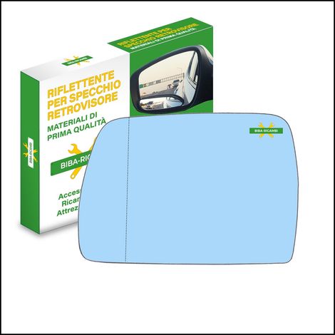 Vetro specchio retrovisore azzuratto asferico lato sx-guidatore per bmw x3 i (e8