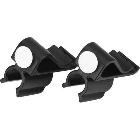 Support de sac de golf - - Noir - Plastique - Lot de 5 - Clip de putter inclus (1/4)