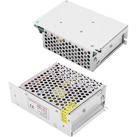 Alimentation Secteur 60W 12V 5A pour Écran LED, Ruban LED et Imprimante 3D - Boîtier Aluminium (S6012) (1/5)