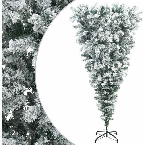 Albero di Natale artificiale capovolto 150 cm PVC e Acciaio vidaXL (1/5)