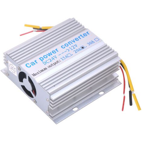 240W DC 24V à 12V convertisseur de puissance de voiture 20A régulateur abaisseur transformateur alimentation（10.4104cm） (1/3)