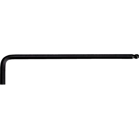KS Tools Kugelkopf-Innensechskant-Winkelstiftschlüssel phosphatiert, lang, 14mm (1/3)