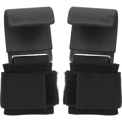 2 pièces Crochet de Levage de Poids Anti-Dérapant pour Tractions et Powerlifting (1/5)