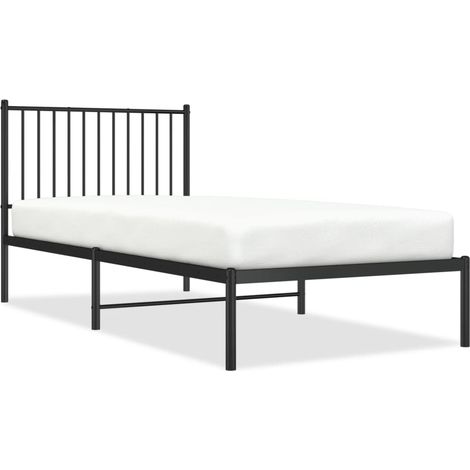 Maison Exclusive - Estructura cama sin colchón con cabecero metal (1/5)