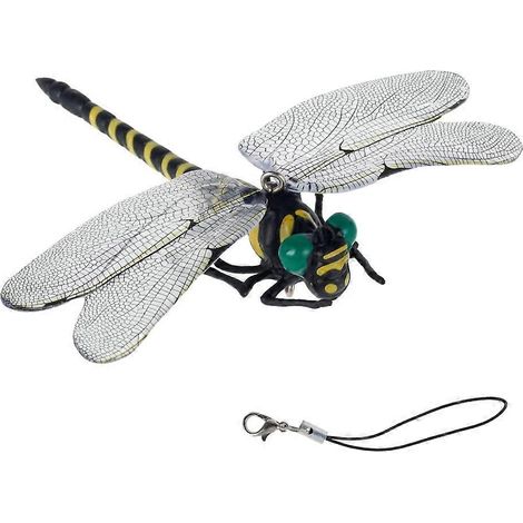 Insektensicherer Garten, realistisches Libellenmodell, Mückenschutz für den Außenbereich, Libellensimulation, natürliche Dekoration, ökologischer Schutz.