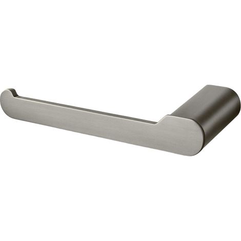 BALNEO - porte-papier toilette en acier inox argenté INOX - dérouleur QARX inoxydable - support papier WC en métal (1/3)