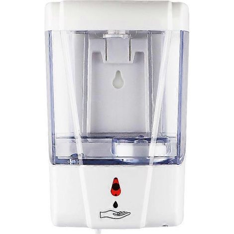 Automatischer Wandseifenspender, 700 ml berührungsloser Flüssiggelspender mit Infrarotsensor (700 ml beim Gelmodell) - AquaForge (1/4)
