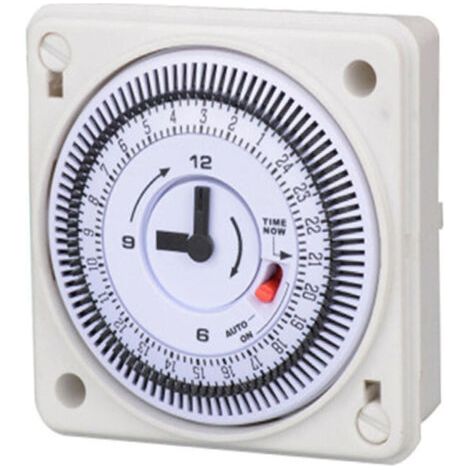 Minuteur mécanique multifonction 195 minutes, interrupteur programmable intelligent avec contrôle de pompe à eau OUYLAF (1/5)