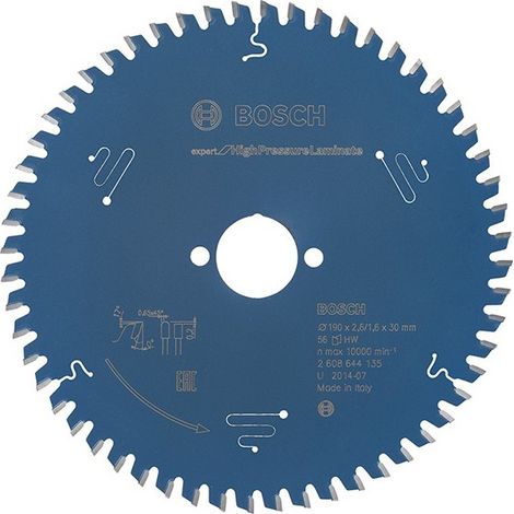 Bosch Hoja de sierra circular 190 mm Microteq extra dura (1/2)