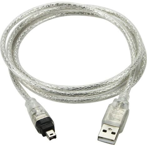 Neues 1,5 m langes iLink 4-Pin IEEE 1394 USB-zu-Firewire-Adapterkabel (1/4)