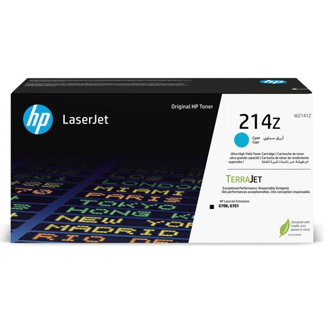 HP 214Z Ultra High Yield Cyan Original LaserJet Toner Cartridge Tonerkartusche 1 Stück(e) (1/4)