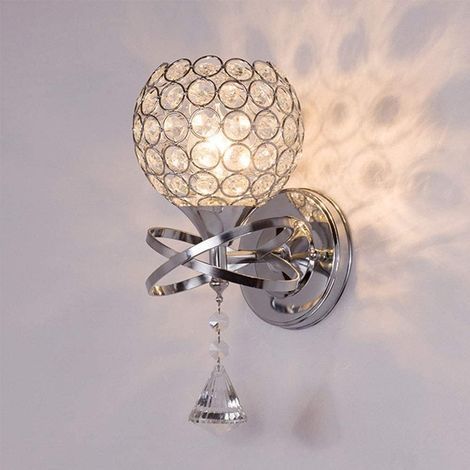 Kristallwandleuchten, dekorative Lampen, Murce-Galvanisierte Nachttischleuchten, Schlafzimmerleuchten, Wohnzimmerleuchten, Treppenhausleuchten (1/5)