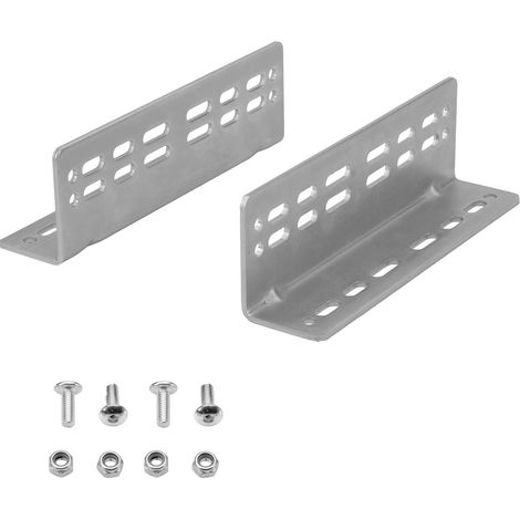 1 Paar SOTECH Montagewinkel KW-200-H76-L184 Stahl verzinkt Länge 184 mm für Boden- u. Plattformmontage der Vollauszüge KV2-200-H76-NF (1/5)