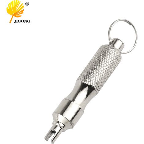 Clé à obus de valve de pneu de voiture, outil américain de démontage de valve de pneu de moto pour le dégonflage. (1/5)