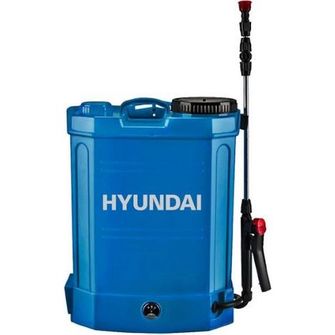 Pompe de pulv&eacuterisation aliment&eacutee par batterie 12V 8Ah Hyundai 25910 R&eacuteservoir de 12 litres - .325 - 1,3 - 72