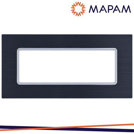 PLACCA ALLUMINIO M6007LL-1 GEM 7P NERO