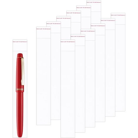 200 Pièces Sachets Cellophane Auto-adhésifs Longs 3x15cm Transparents Sacs en Plastique avec Fermeture Adhésive 50µm Clairs Sacs en OPP Adhésifs pour Collier Bonbons Pinceau à Lèvres (1/5)