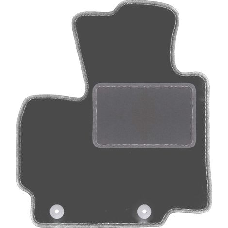 Fahrermatte aus Velours für: Mitsubishi Space Star II Schrägheck (ab 2013) Graphit