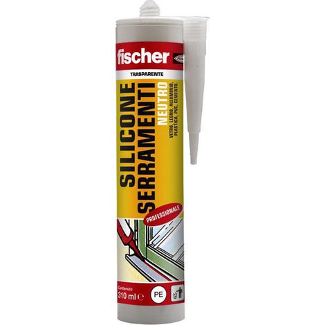 Silicona neutra Snf310 transparente ml 310 Fischer