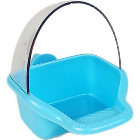 Baignoire Pour Oiseaux - En Plastique - Pour Perruches Calopsittes Perroquets - 13,5 x 11,5 x 11 cm - 1 Pièce (1/5)