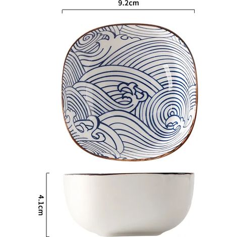 (Style B) Mini bol japonais en céramique pour sauce soja, sashimi et sushi.
