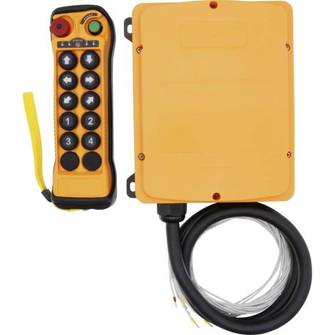 TRU COMPONENTS TC-Q1000 12-24V TC-14232304 Telecomando radio industriale 6x2 canali 12 - -24 V 1 KIT (1/5)
